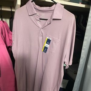 Mens purple collar shirt size large new with tag